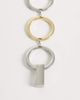 Mango Mango chain belt in silver tone and gold tone - 3