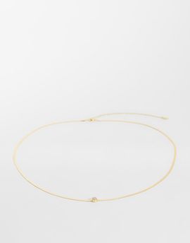 Mango Mango chain belt with diamante accent in gold