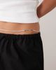 Mango Mango chain belt with diamante accent in silver - 1