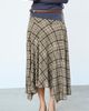 MANGO MANGO Check Asymmetric Maxi Skirt - 3