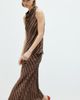 MANGO MANGO Check Print Asymmetric Maxi Skirt - 3