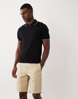 Mango Mango chino shorts in ecru-Neutral