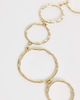 Mango Mango circle chain belt in gold tone - 3