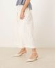 Mango Mango classic ankle strap kitten heels in ivory-White - 4
