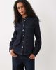Mango Mango classic denim shirt in indigo-Blue - 1