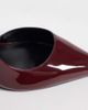 Mango Mango classic heeled pumps in burgundy-Red - 3
