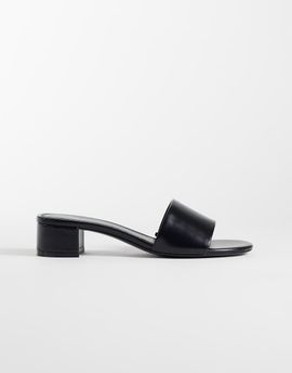 Mango Mango classic heeled sandals in black