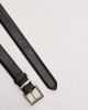Mango Mango classic leather belt in black - 2