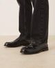Mango Mango classic leather loafers in black - 1