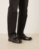 Mango Mango classic leather loafers in black - 4