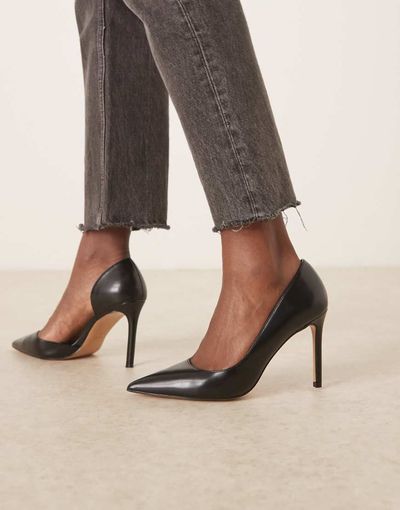 Mango Mango classic pointed heels in black