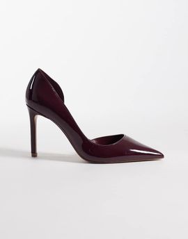 Mango Mango classic pointed pumps in cherry red