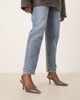 Mango Mango classic sling back pointed heel in mushroom-Brown - 2