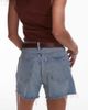 Mango Mango classic square buckle belt in brown - 2