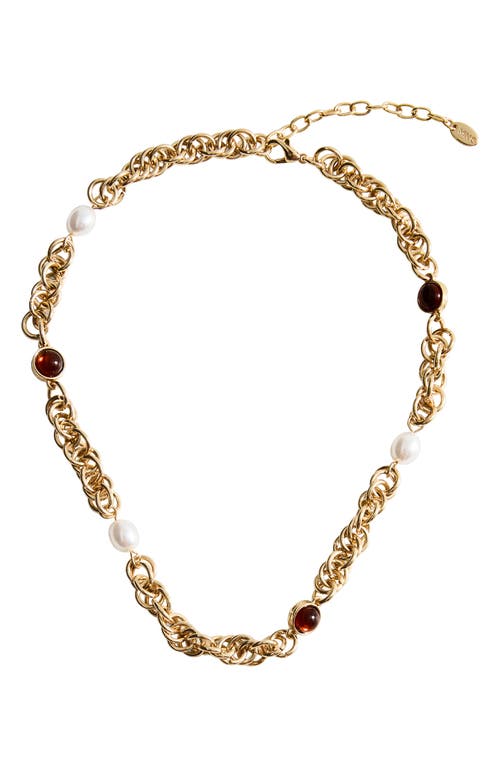 MANGO - Combined Bead Chain Necklace