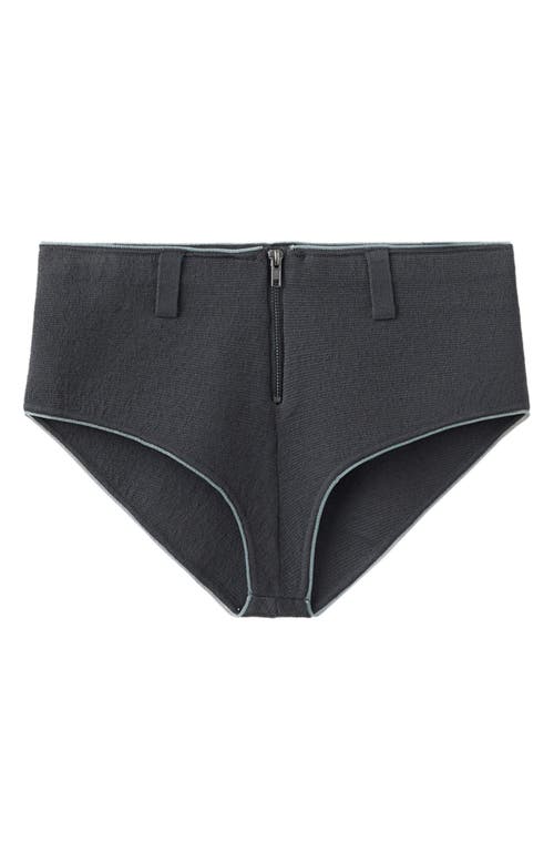 MANGO MANGO Contrasted Trim Knit Shorts
