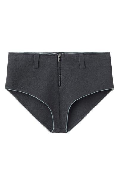 MANGO MANGO Contrasted Trim Knit Shorts