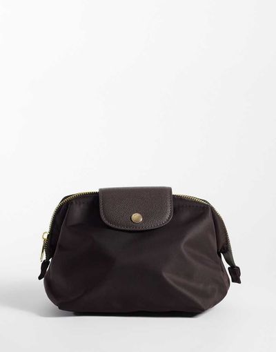 Mango Mango cosmetic bag in chocolate-Brown