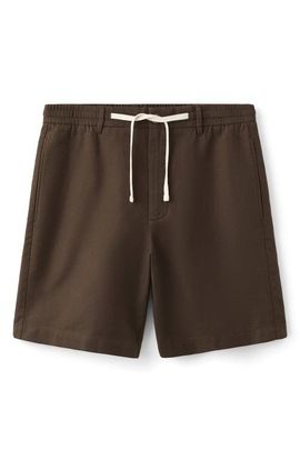 MANGO MANGO Cotton & Linen Bermuda Shorts