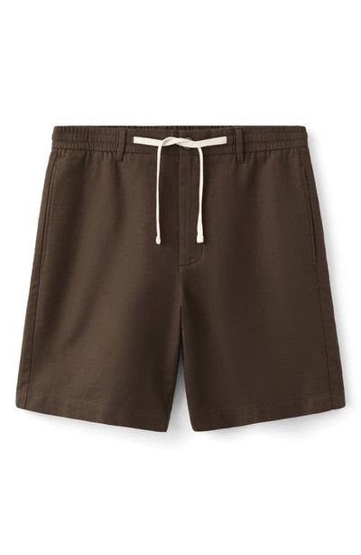 MANGO MANGO Cotton & Linen Bermuda Shorts