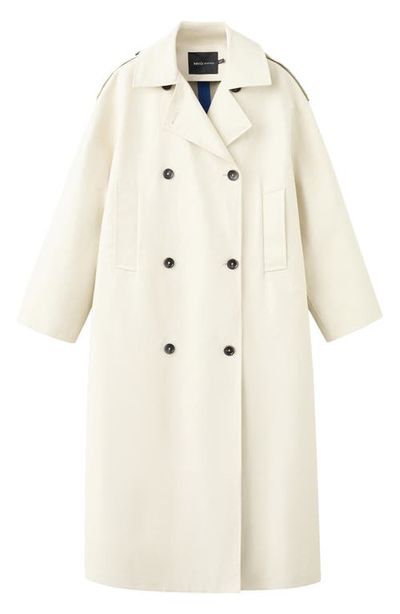 MANGO MANGO Cotton Blend Trench Coat