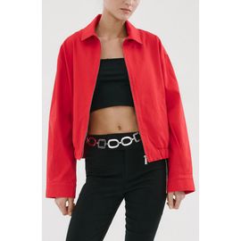 MANGO MANGO Cotton Bomber Jacket