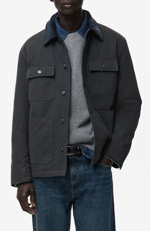 MANGO MANGO Cotton Corduroy Collar Jacket