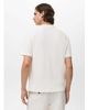 Mango Mango cotton mix fine knit T-shirt in white - 2