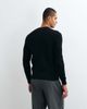 Mango Mango cotton rich knit sweater in black - 4