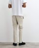 Mango Mango cotton rich slim fit pants in ecru-NEUTRAL - 3