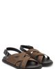MANGO MANGO Crisscross Leather Slingback Sandal - 1