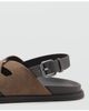 MANGO MANGO Crisscross Leather Slingback Sandal - 5