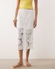 Mango Mango crochet midi skirt in white - 2