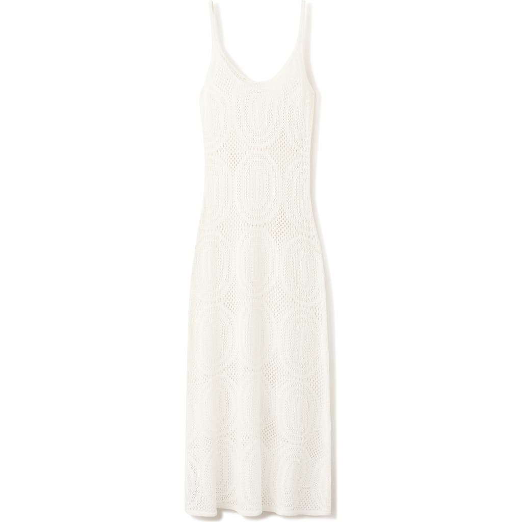 MANGO MANGO Crochet Midi Tank Dress