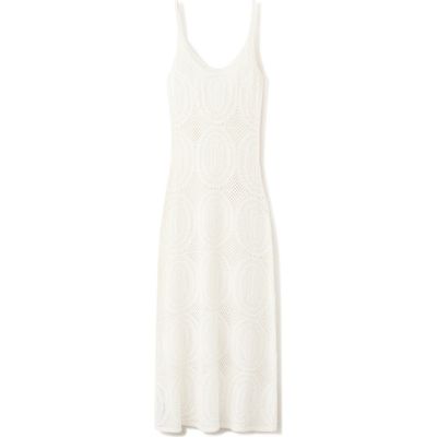 MANGO MANGO Crochet Midi Tank Dress