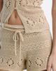 MANGO MANGO Crochet Shorts - 4