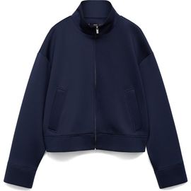 MANGO MANGO Crop Bomber Jacket