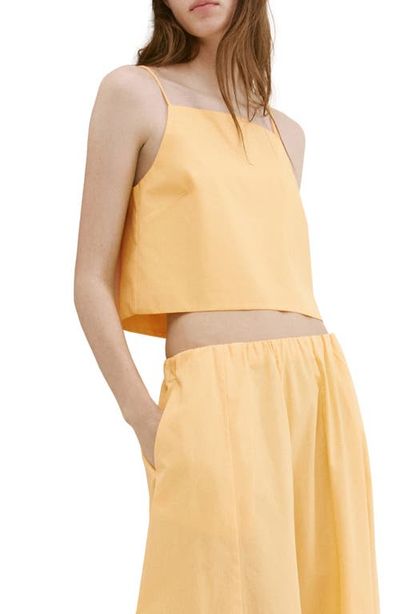 MANGO MANGO Crop Cotton Camisole