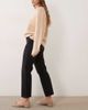 Mango Mango cropped straight jean in black - 2