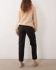 Mango Mango cropped straight jean in black - 3