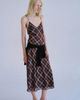 MANGO MANGO Cross Back Check Midi Dress - 5