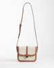 Mango Mango cross body bag with buckle in cream-Neutral - 1