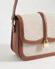 Mango Mango cross body bag with buckle in cream-Neutral - 3