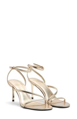 MANGO MANGO Crossed Strap Heeled Sandal