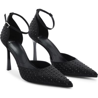 MANGO MANGO Crystal Ankle Strap Pump