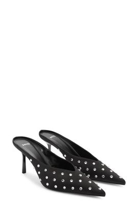 MANGO MANGO Crystal Pointed Toe Mule