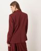 Mango Mango Dani oversized blazer in dark red - part of a set - 2