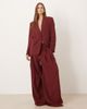 Mango Mango Dani oversized blazer in dark red - part of a set - 3