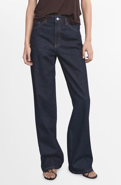 MANGO MANGO Danila High Waist Wide Leg Jeans
