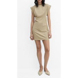 MANGO MANGO Dates Muscle Stretch Cotton T-Shirt Dress